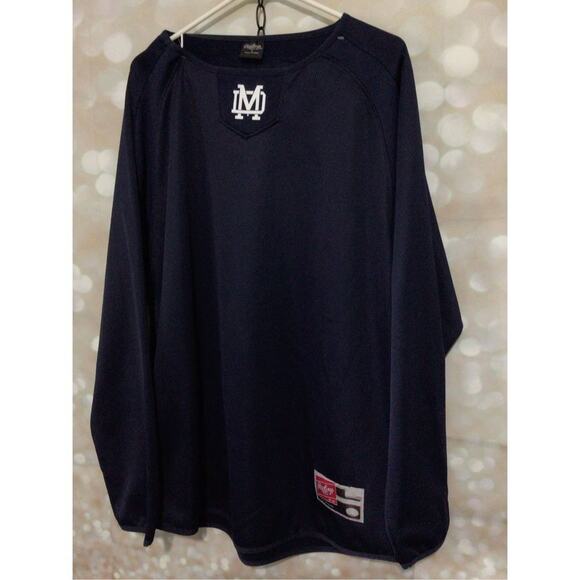 NEW Rawlings Jersey Navy Blue Size Large Unisex - Picture 11 of 13